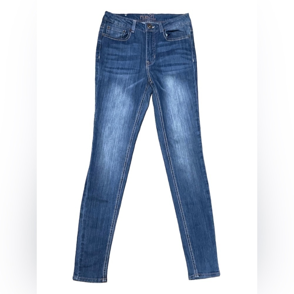 Womens RUE 21 High Rise Jean Jeggings Size 4 Regular Medium Wash Light Stretch